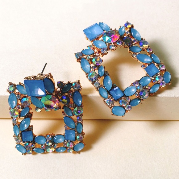 Alti square earrings - Picture 3 of 4